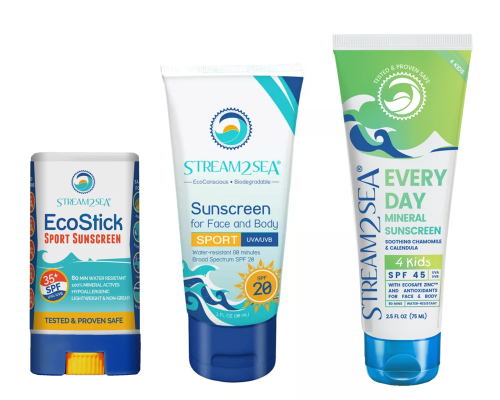 Stream2Sea Mineral-Based Sunscreens